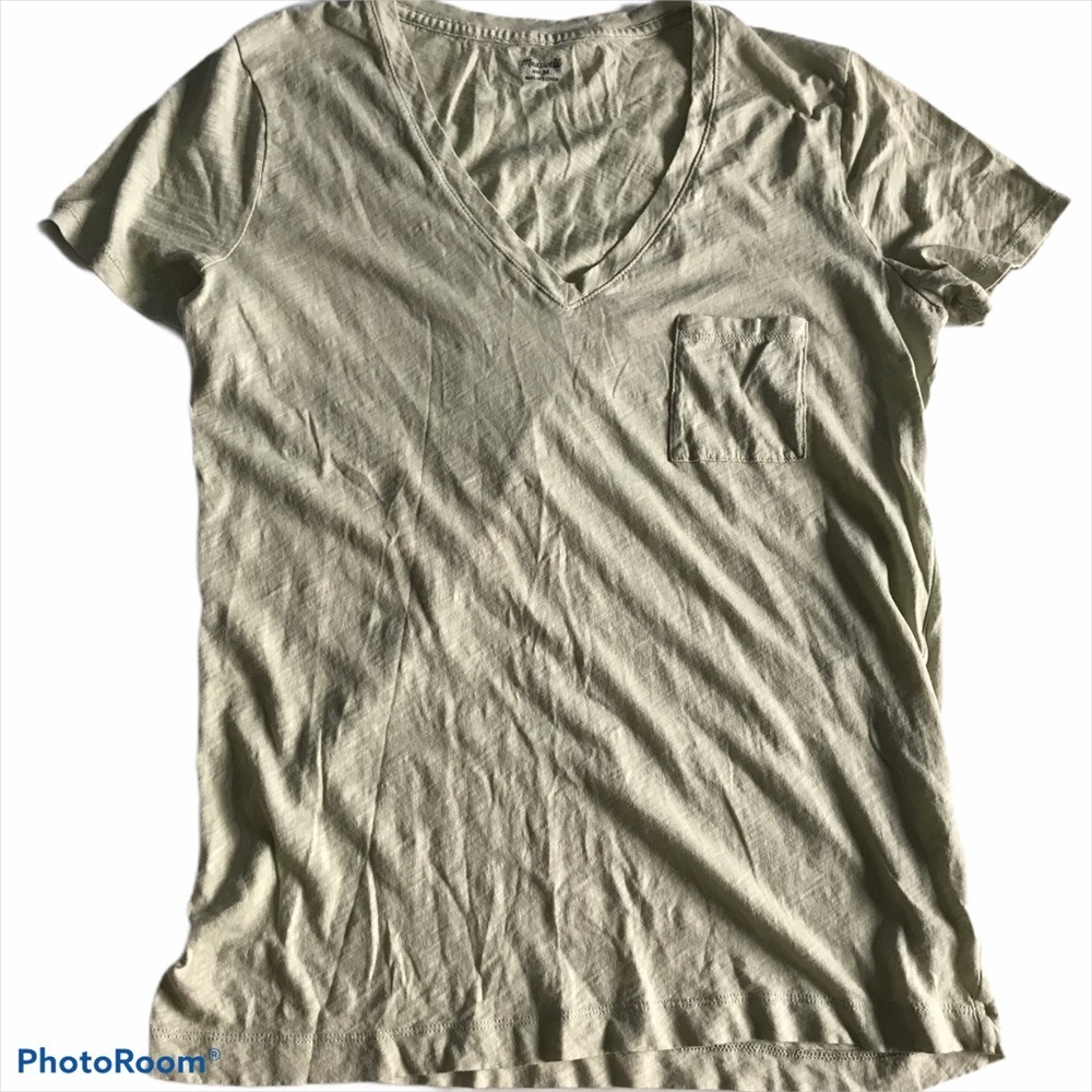 Madewell T-shirt with pocket medium 100% c…